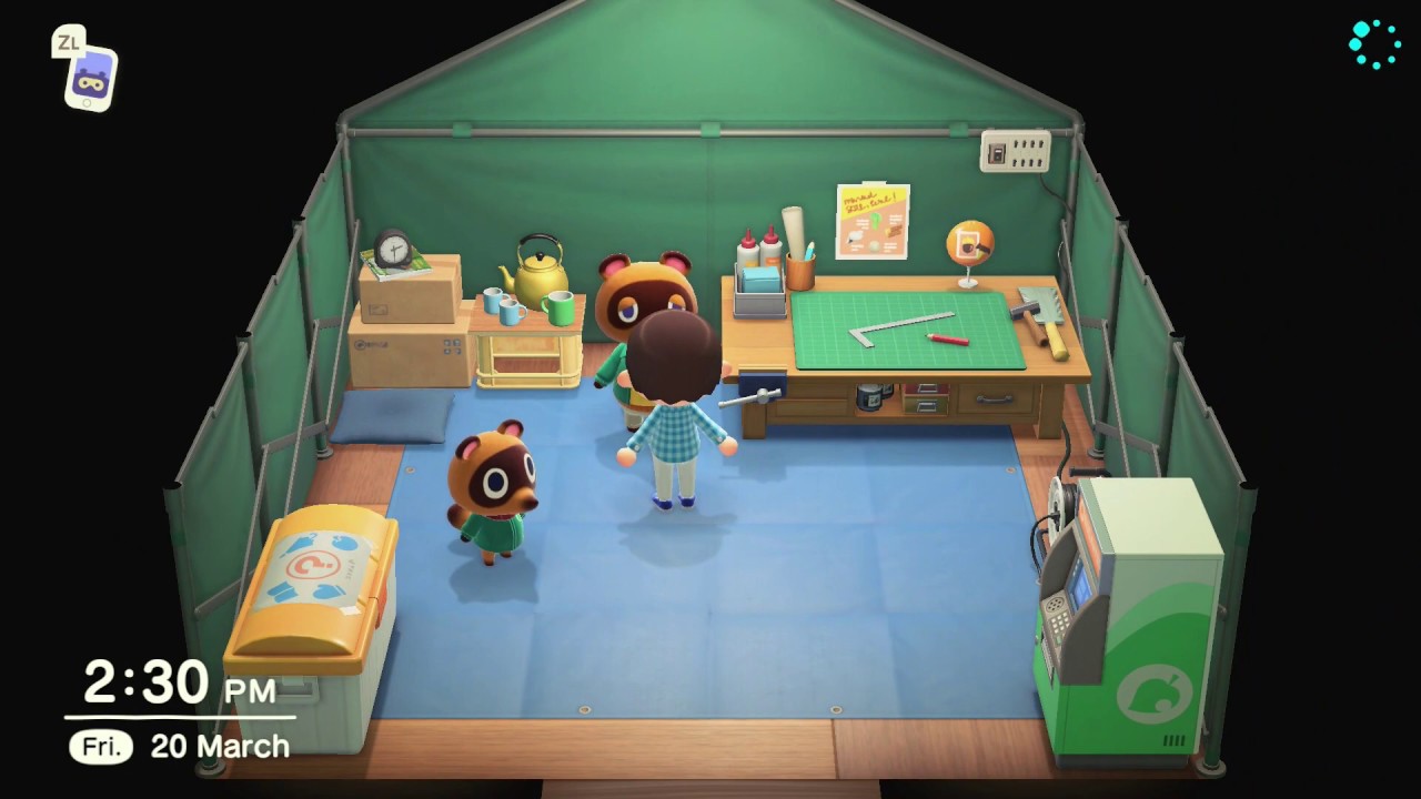 How to unlock storage & store items Animal Crossing New Horizons