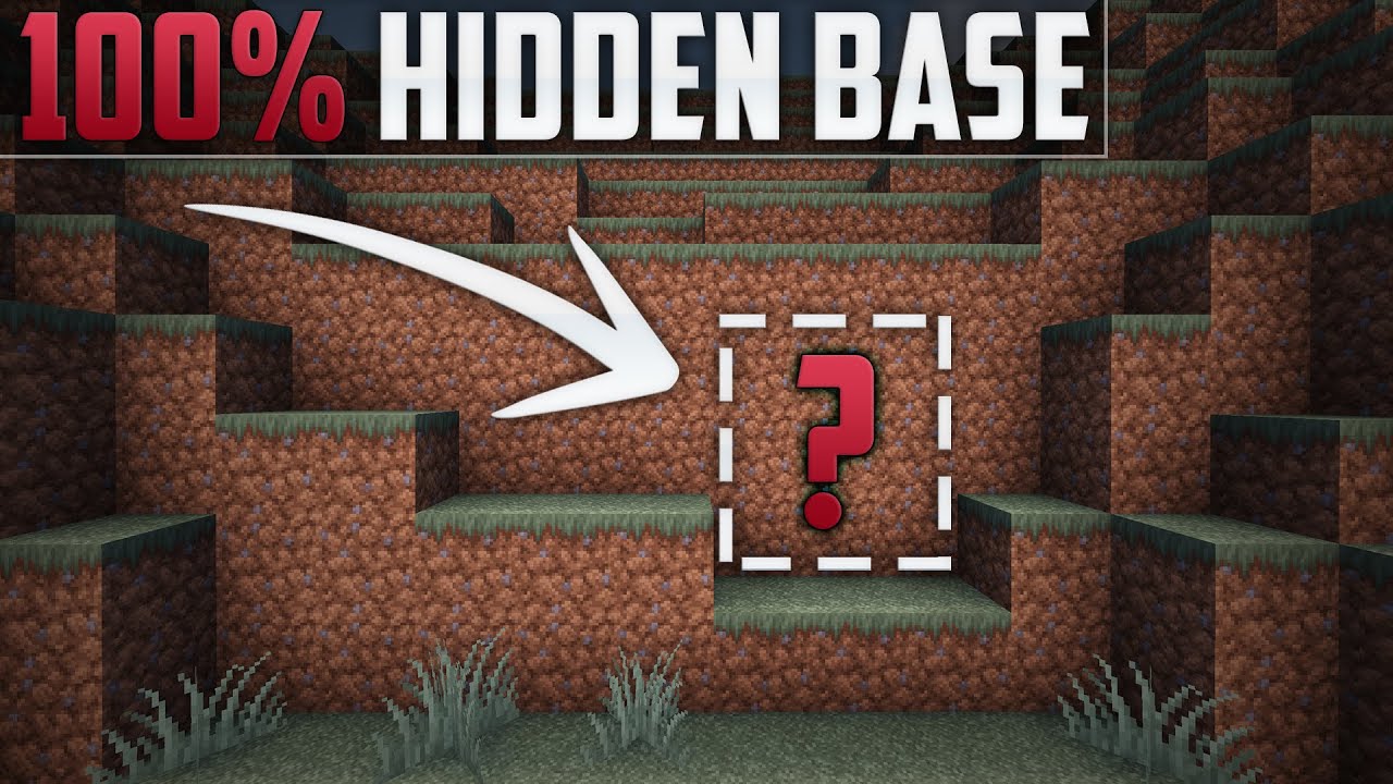 Minecraft How To Build A Secret Base Tutorial (Hidden House) YouTube