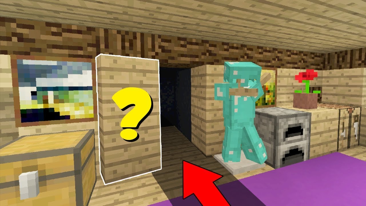 Minecraft Tutorial How To Make A Secret Room 1 YouTube