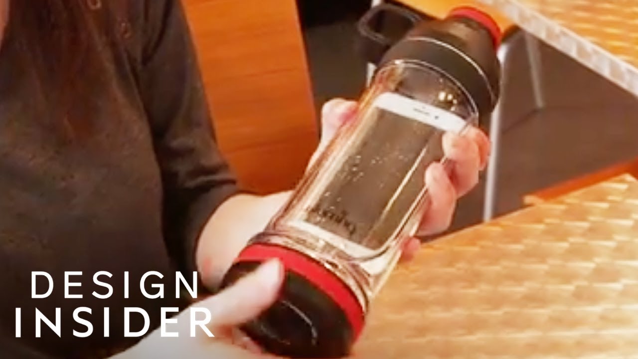 Water Bottle Comes With A Secret Storage Compartment YouTube