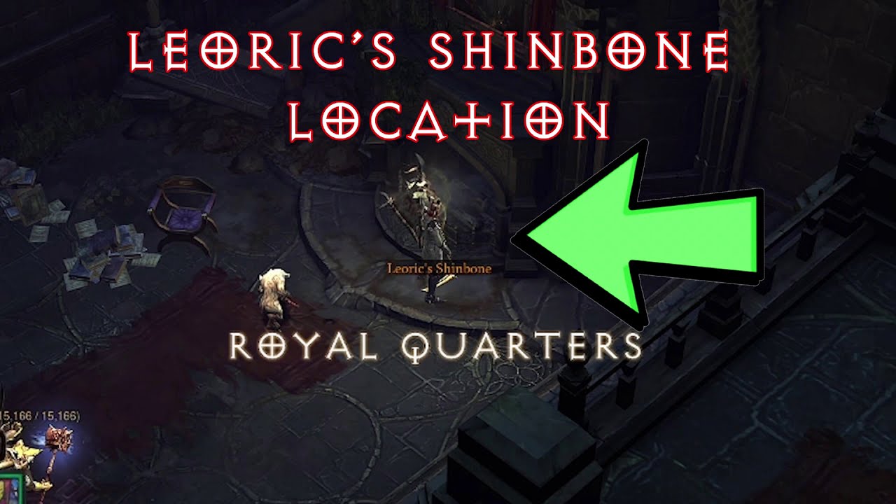 Diablo 3 Leorics Shinbone Location Leoric's Manor YouTube