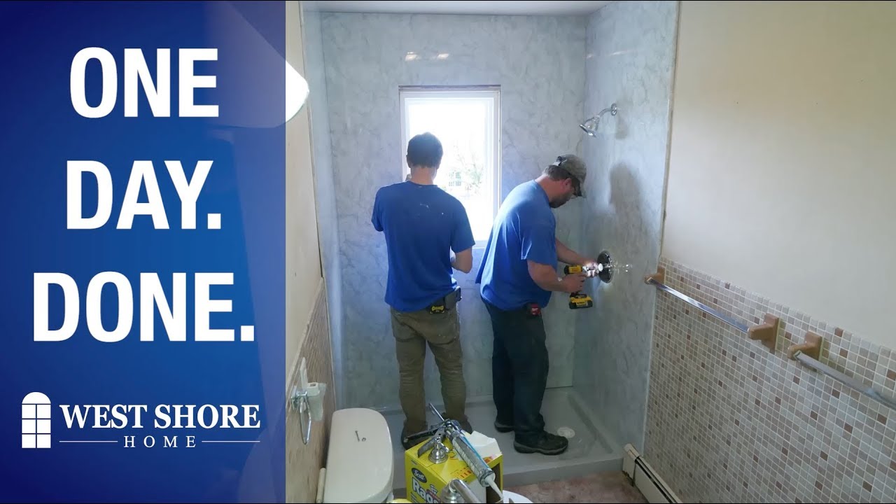 One Day Bath Installation Timelapse Highlights YouTube