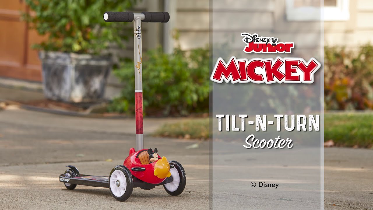 Mickey Tilt n' Turn Scooter Huffy YouTube