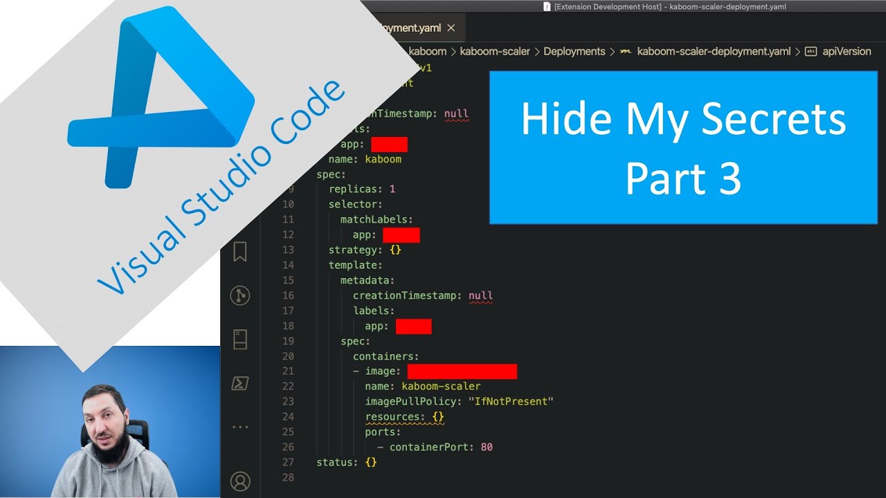 Building VSCode Extension to Hide Secrets in YAML Files Part 3 YouTube