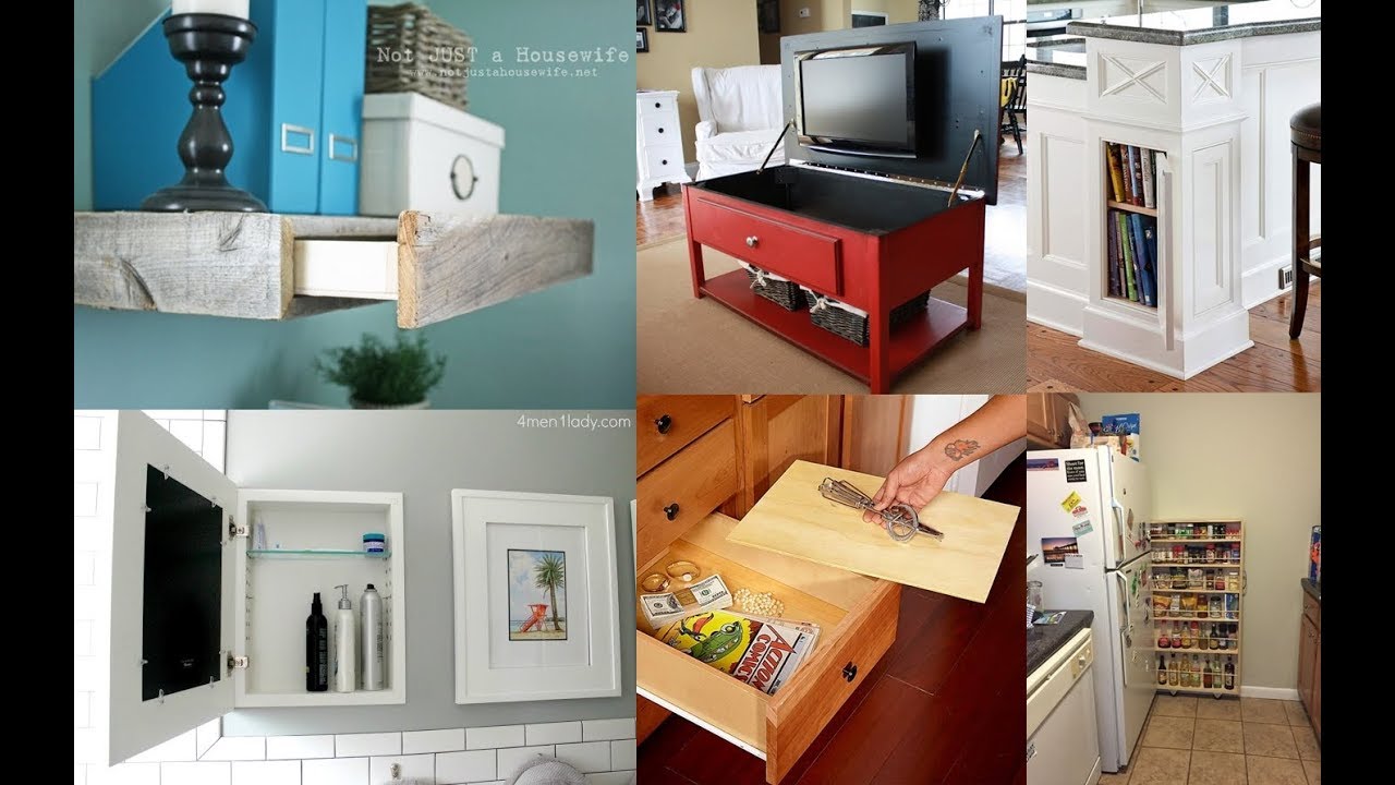 17 Mind Blowing Hidden Storage Ideas Making a Clever Use of Your