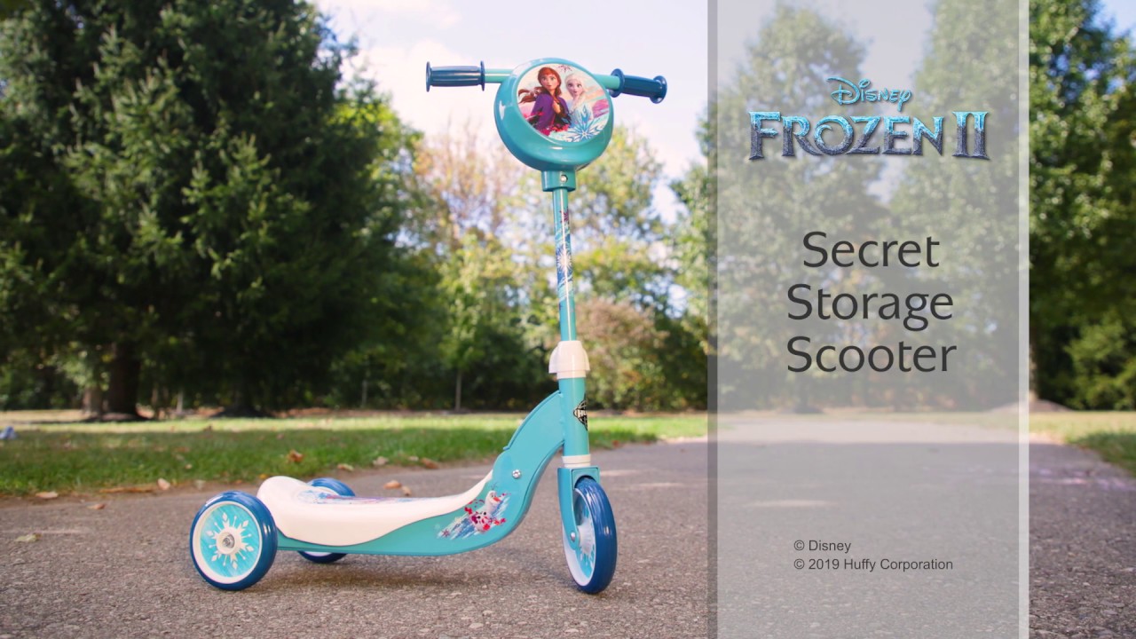 Frozen II Secret Storage Scooter Huffy YouTube