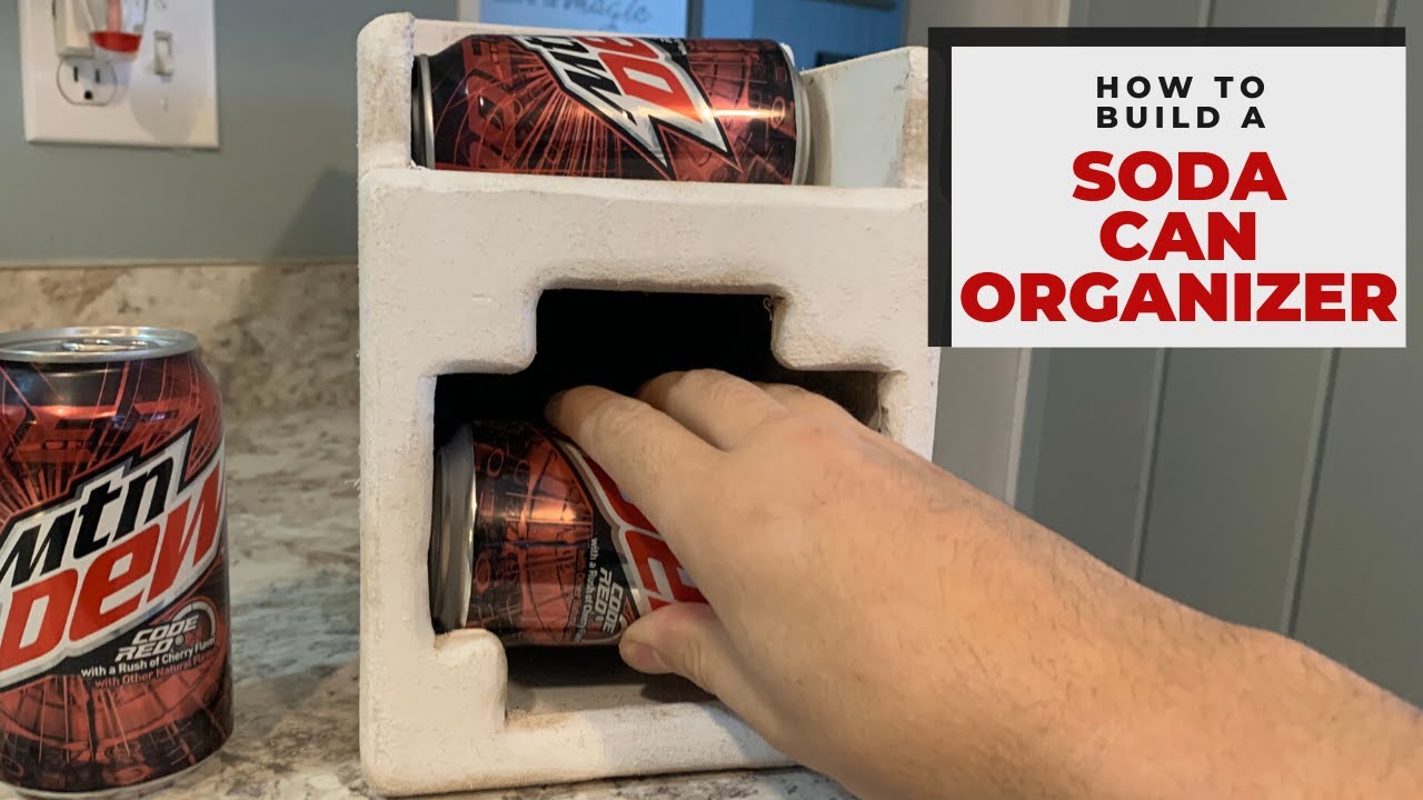Soda Can Organizer for your Refrigerator YouTube