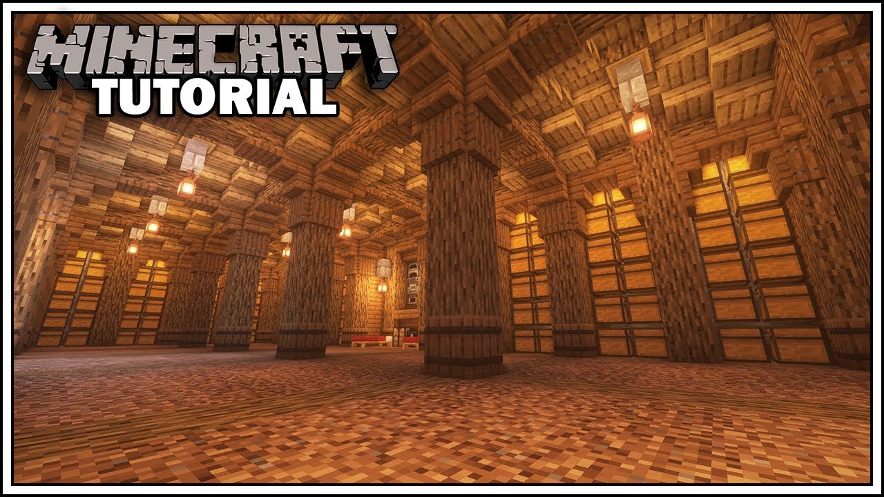 Minecraft Underground Storage Room Tutorial [How to Build] YouTube