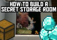 How To Build A Secret Storage Room In Minecraft YouTube