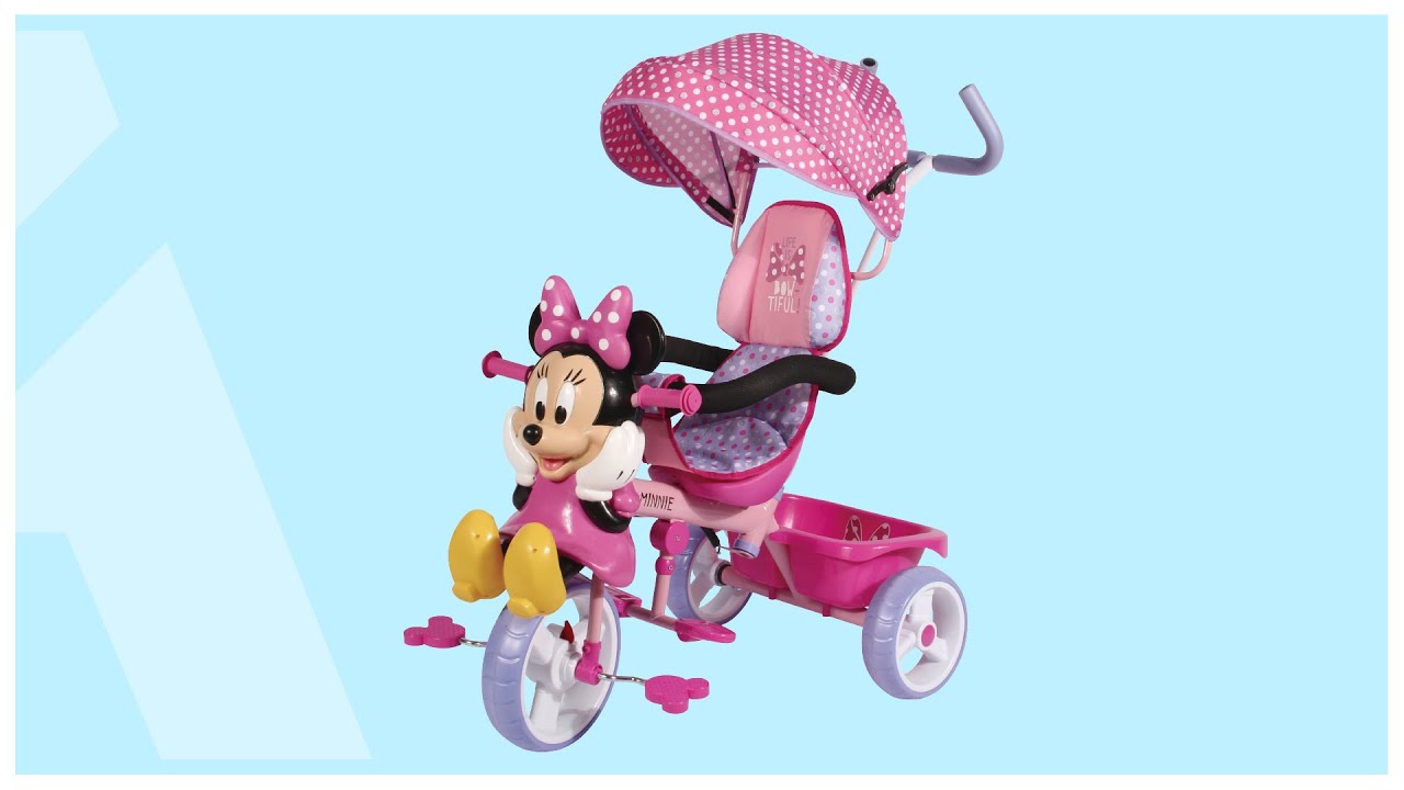 Minnie Mouse Stroller Trike 3 en 1 YouTube