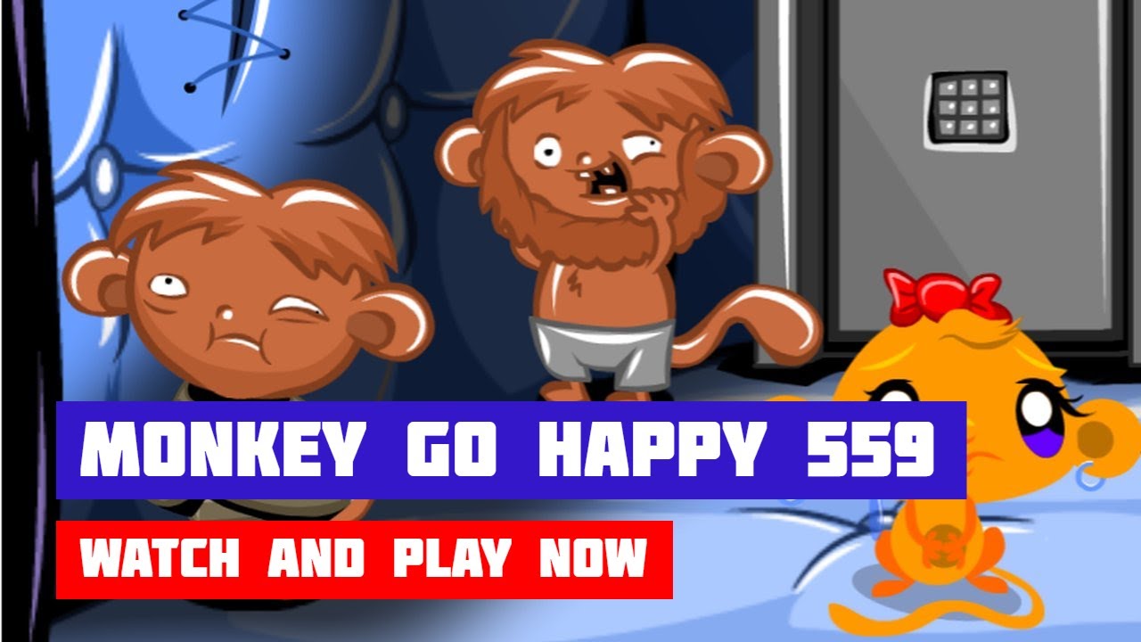 Monkey GO Happy Stage 559 — Monkeys Go Crazy · Free Game · Walkthrough