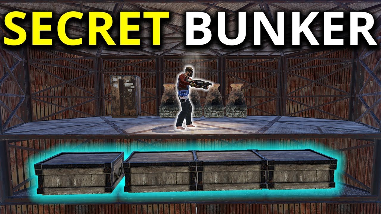 Raiding A LOADED SUPER SECRET BUNKER BASE Rust Survival YouTube