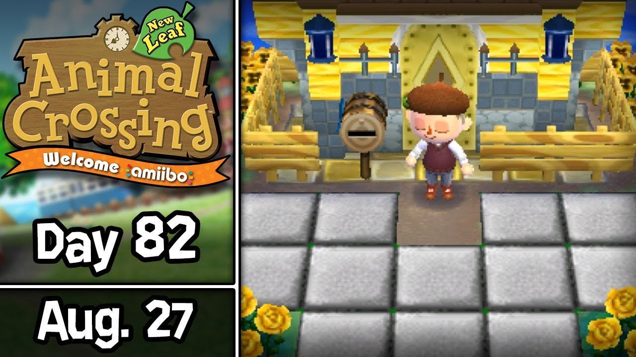Animal Crossing New Leaf, Day 82 • August 27 • amiibo Update