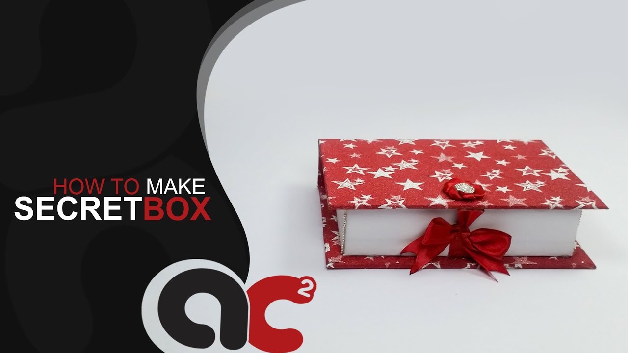 DIY How To Make Secret Box Book Box Storage With Cardboard YouTube