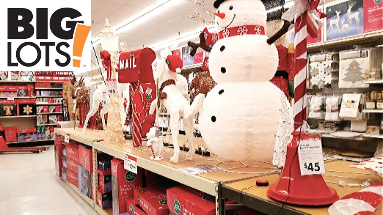 Big Lots Shop With Me Christmas Ideas 2019 store Walkthrough YouTube