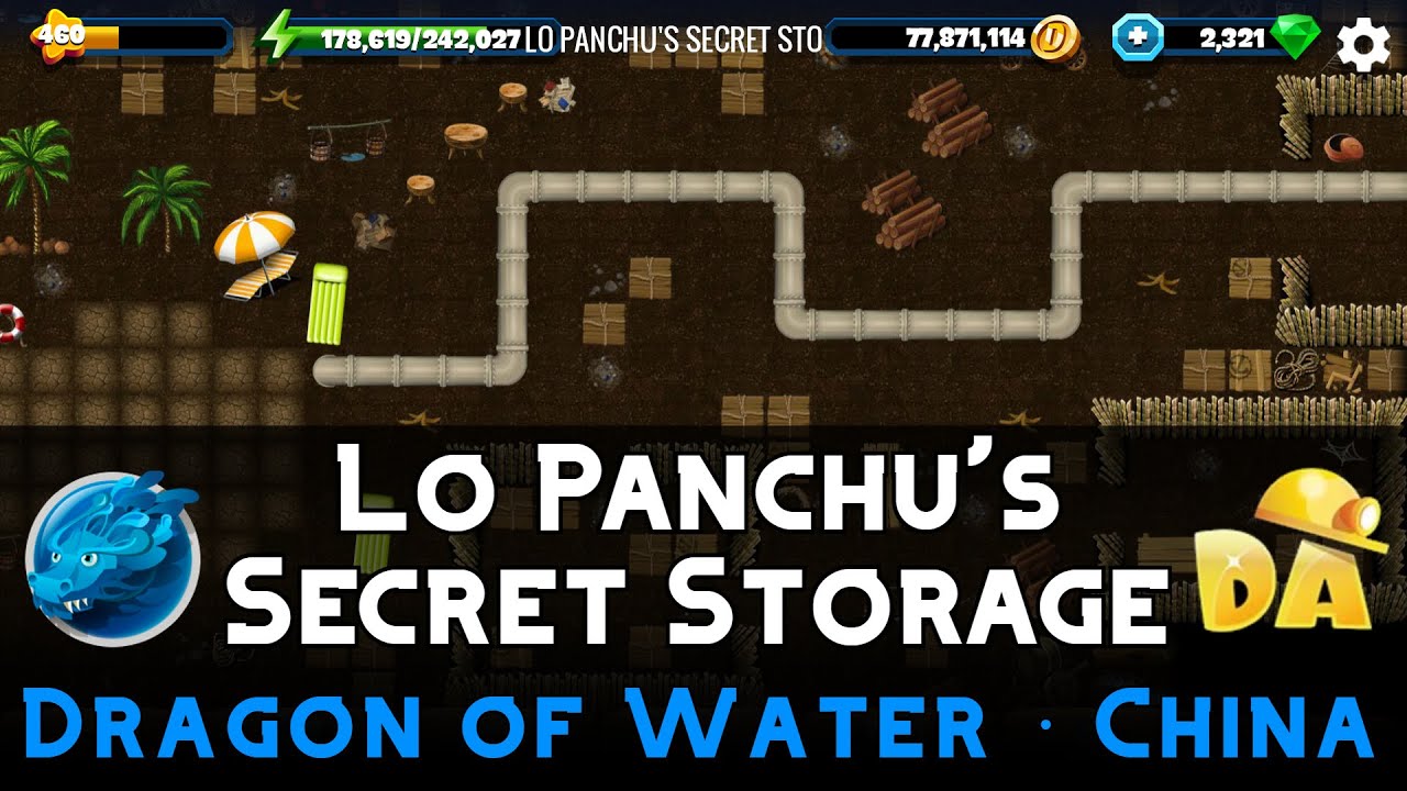 Lo Panchu's Secret Storage Dragon of Water 13 Diggy's Adventure