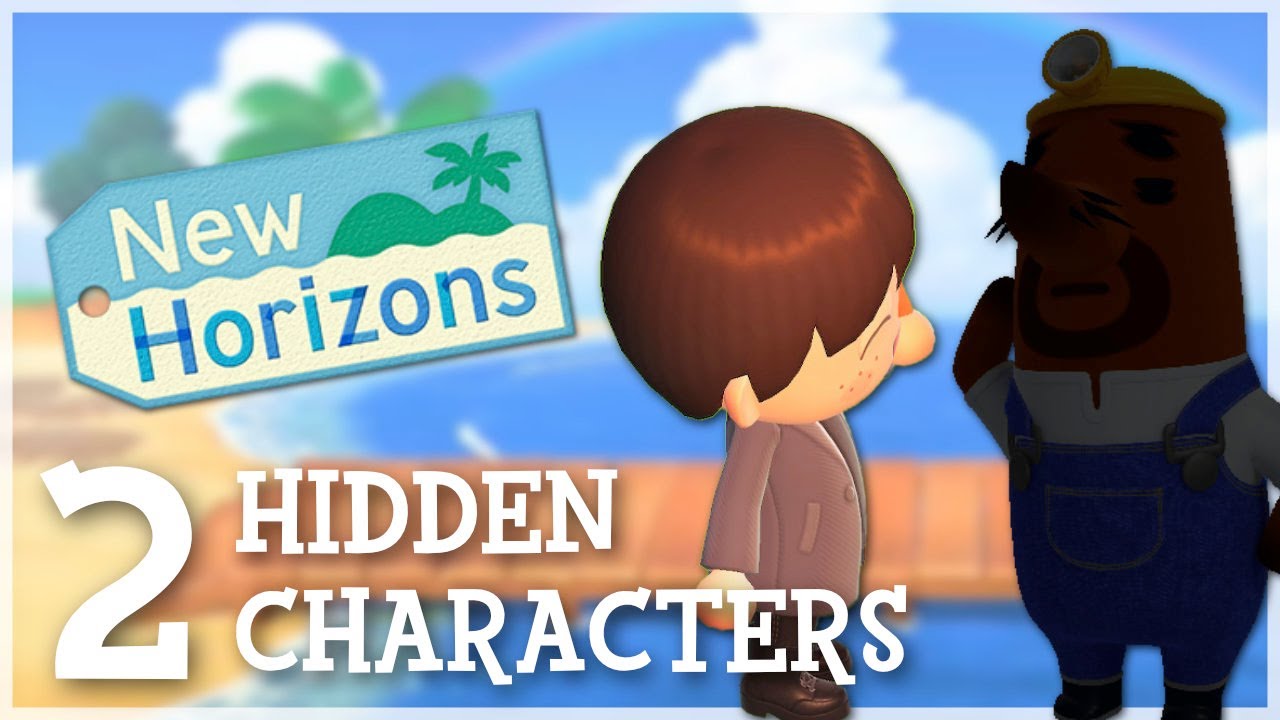 Animal Crossing New Horizons 2 Hidden Characters (ACNH Secrets) YouTube