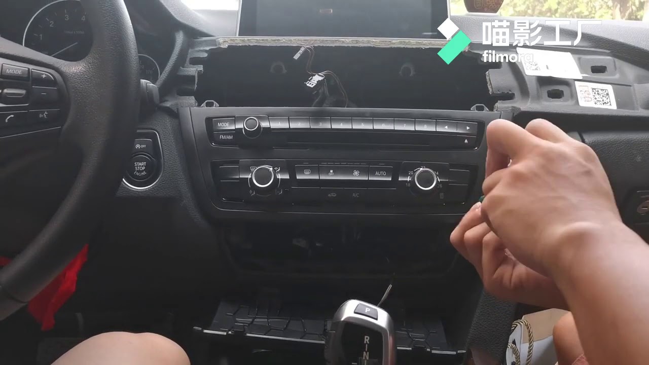 BMW F30 NBT System CarPlay box installation video YouTube