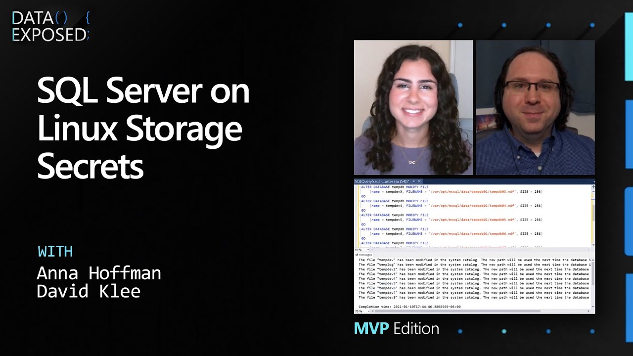 SQL Server on Linux Storage Secrets Data Exposed MVP Edition