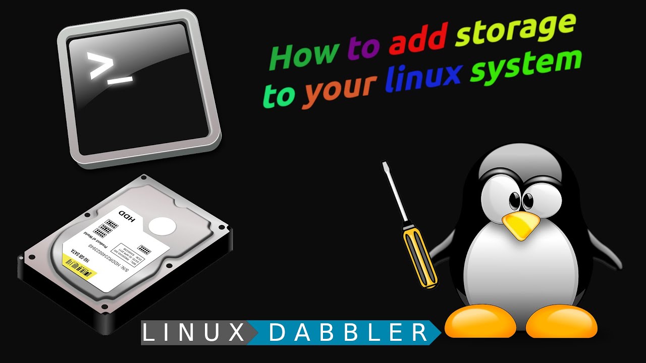 How to add storage to your Linux system YouTube