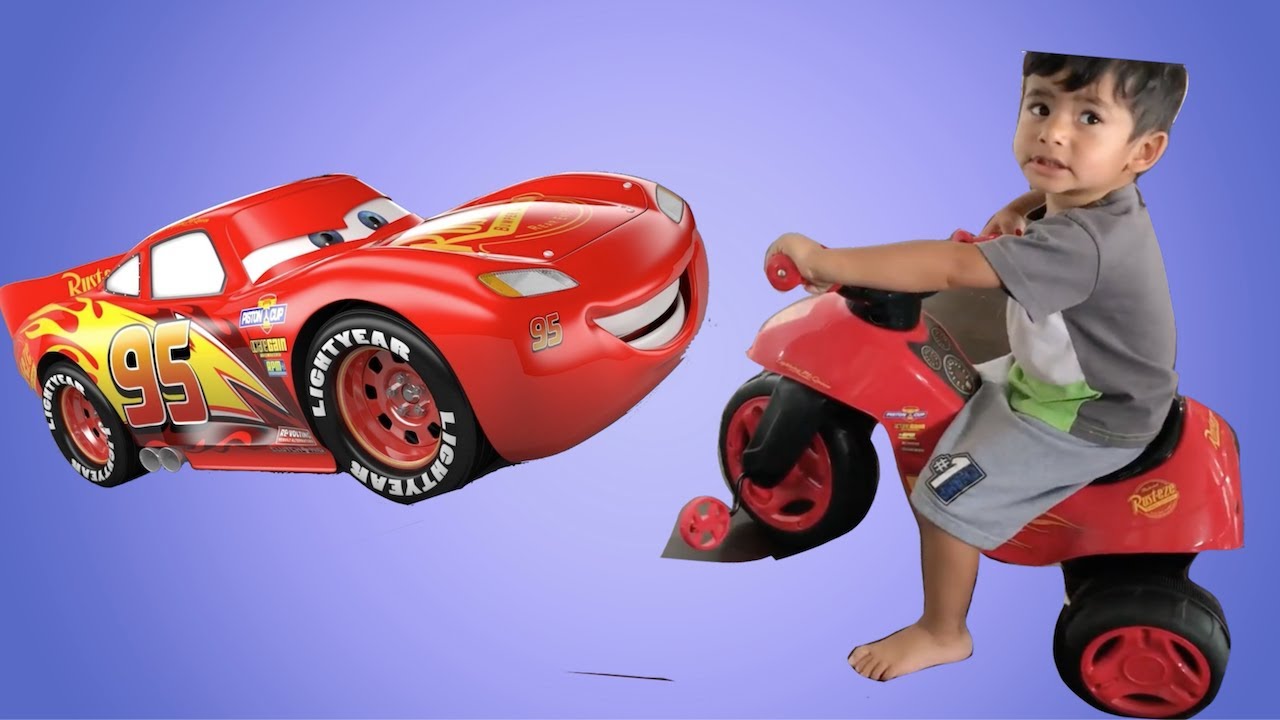 Unboxing Huffy Lightning McQueen Ride On Trike Disney Pixar Cars