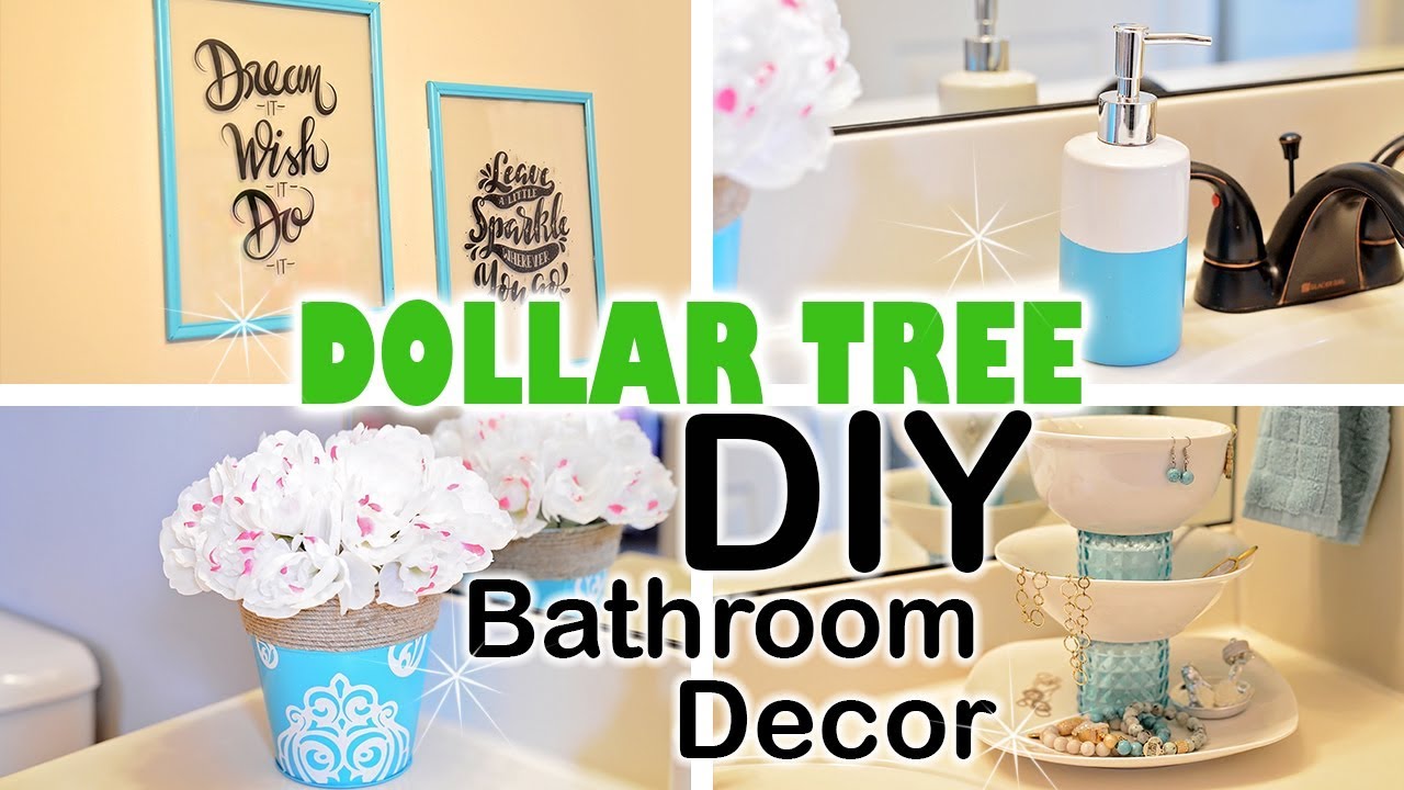 DOLLAR TREE DIY Spring Bathroom Decor Home Decor