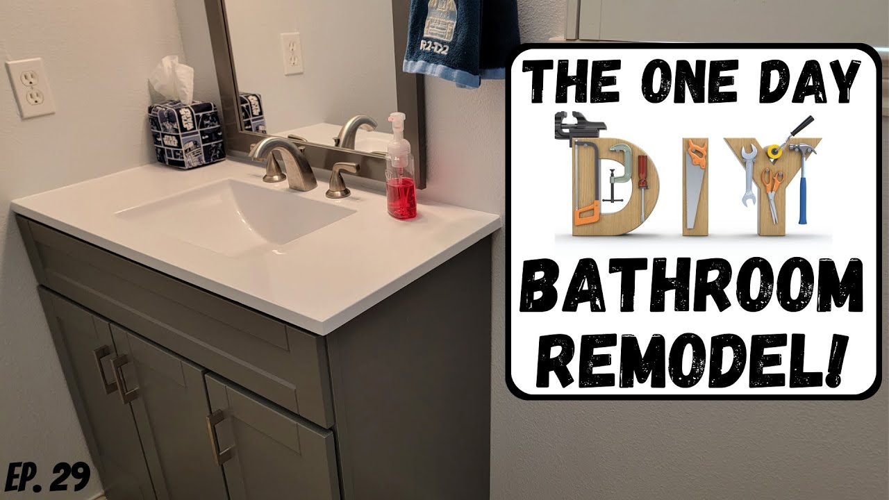 24 Hour Bathroom Remodel Challenge Ep. 29 YouTube