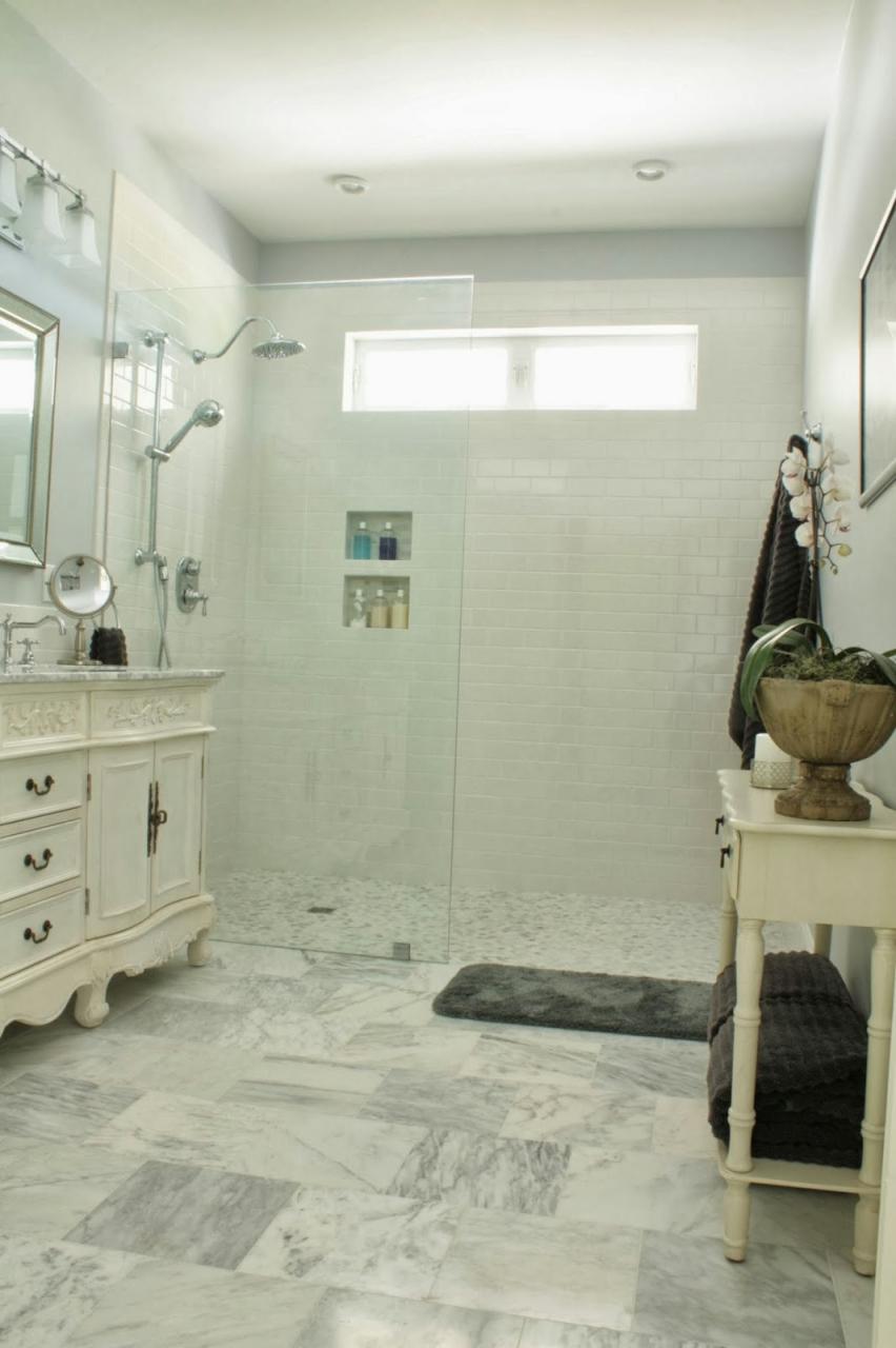 22 Brilliant Master Bathroom without Tub Home, Family, Style and Art