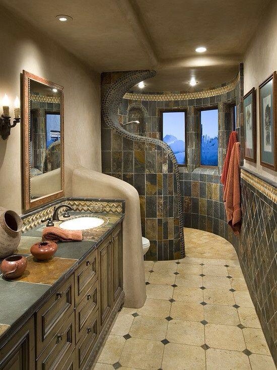 25 Mediterranean Bathroom Designs To Cheer Up Your Space