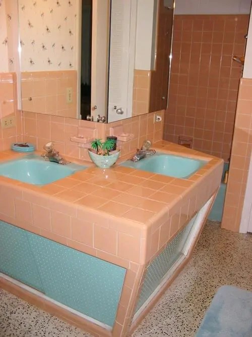 24 Incredible Peach Tile Bathroom Home, Family, Style and Art Ideas