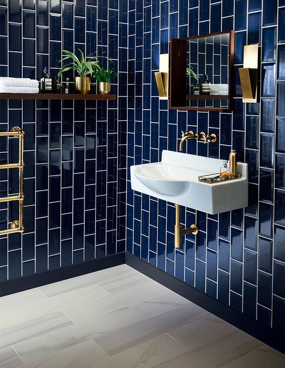 Navy Bathroom Decor 25+ Most Stylish Ideas with Modern Vibe RecipeGood