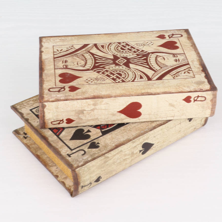 heart and spades secret storage boxes by dibor