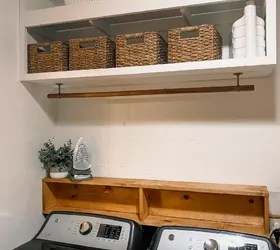 Our Quick, Easy DIY Laundry Shelf Hometalk