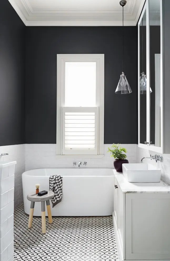 71 Cool Black And White Bathroom Design Ideas DigsDigs