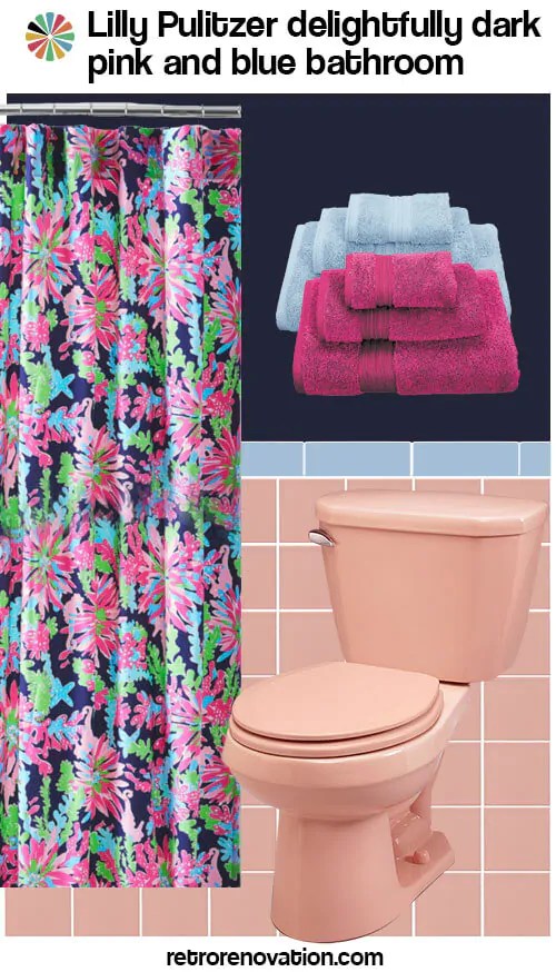 Blue And Pink Bathroom Decor Vintage Bathrooms (My Mint & Pink