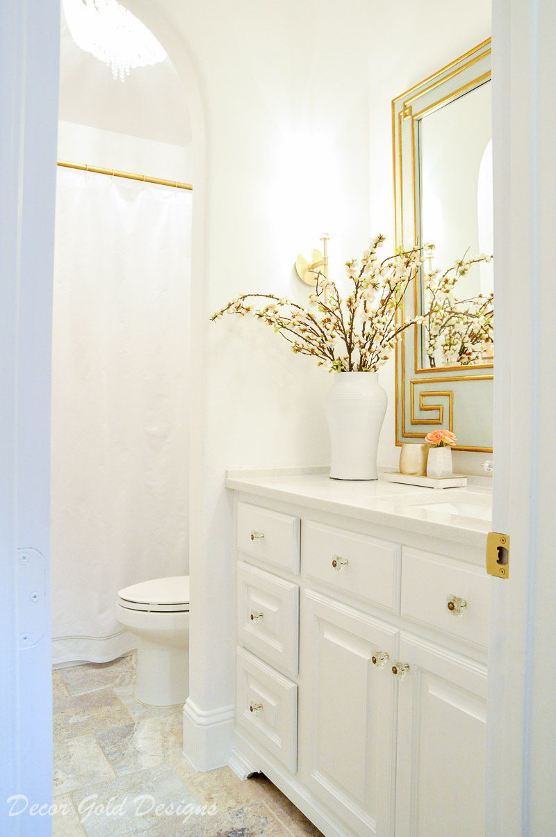 bathroom gold decor modern house designs