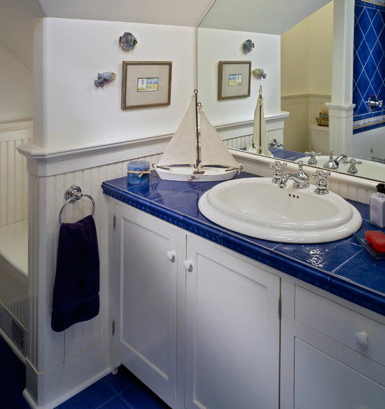 36 royal blue bathroom tiles ideas and pictures 2022
