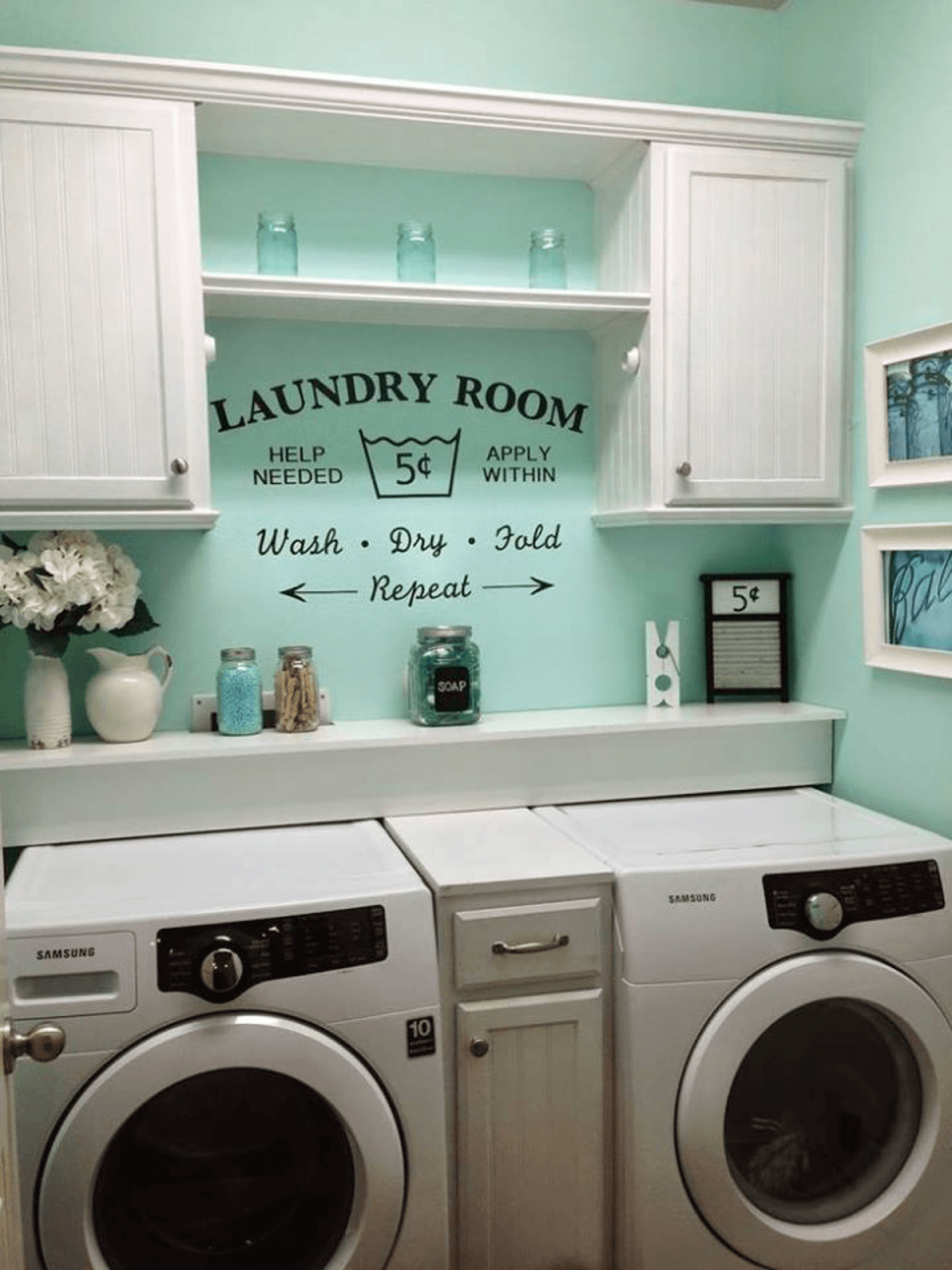 14 Basement Laundry Room ideas for Small Space (Makeovers)