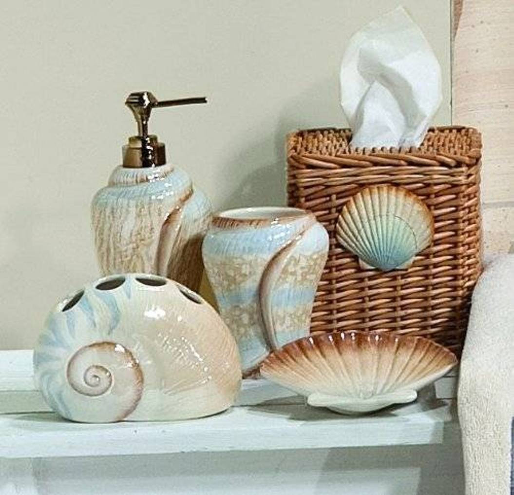 30 Perfect Examples Of Stylish Seashell Bathroom Decor Ideas Home