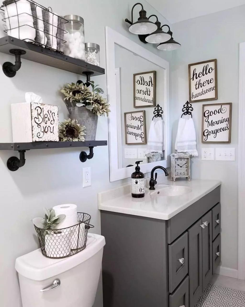 10 Simple Hacks To Redecorate Small Bathrooms In 2023 Emlii