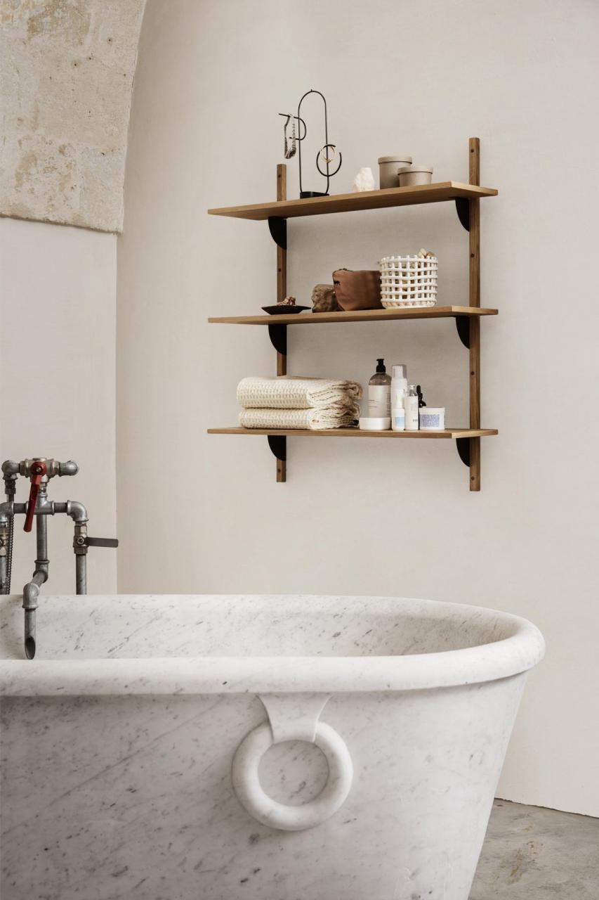 15 bathroom shelving ideas to add stylish storage to your space Real