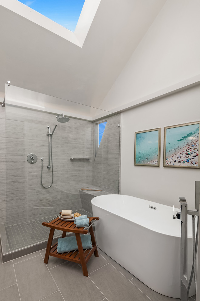 Primary Bath Renovation Contemporary Bathroom Seattle by