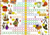 Thanksgiving crossword puzzl… English ESL worksheets pdf & doc