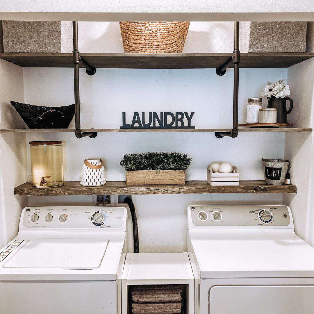 19 Best Laundry Room Shelving Ideas For an Organized Space