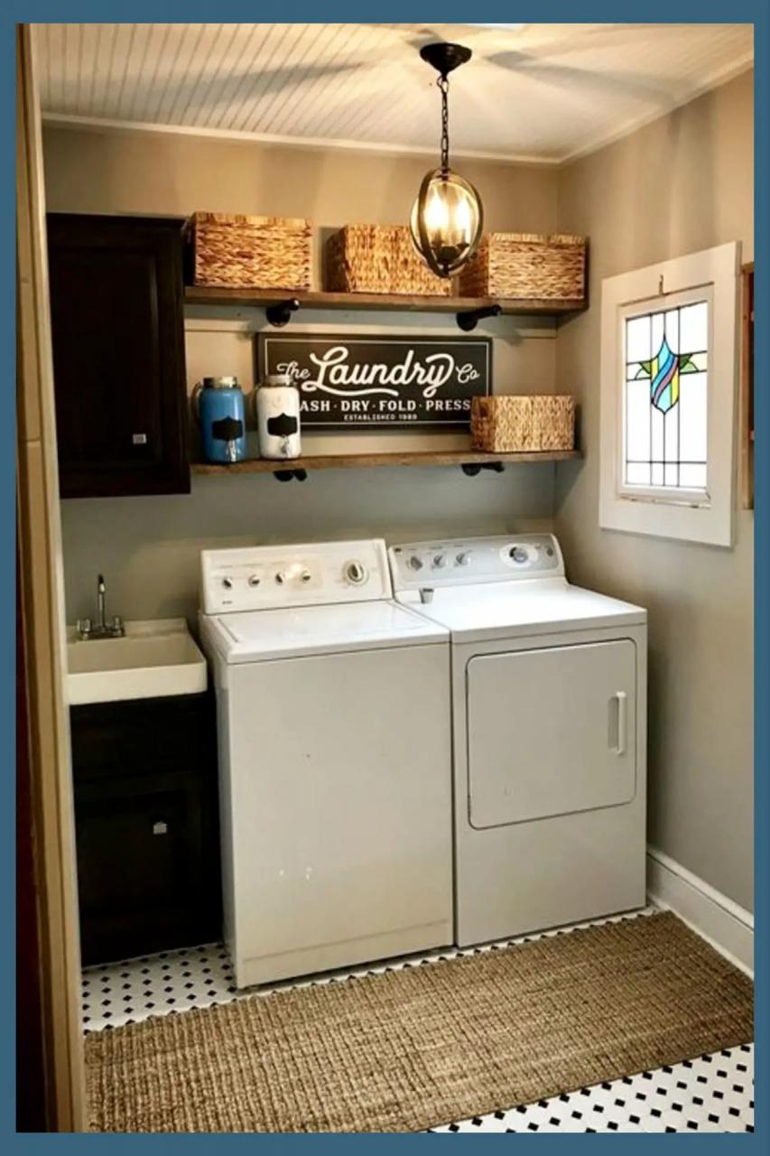 Small Laundry Room Ideas & Photos Of LowBudget DIY Makeovers 2022