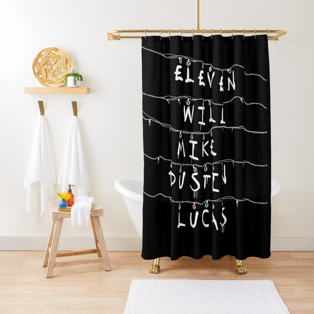 "Stranger Things" Shower Curtain for Sale by ameliasuprema Redbubble