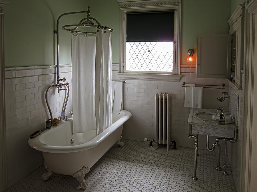 Victorian Campbell House Bathroom Photograph by Daniel Hagerman