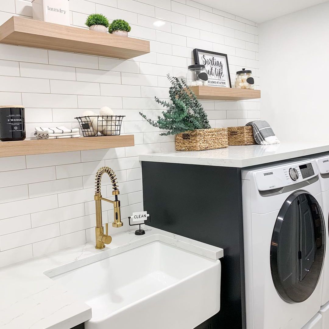 19 Best Laundry Room Shelving Ideas For an Organized Space