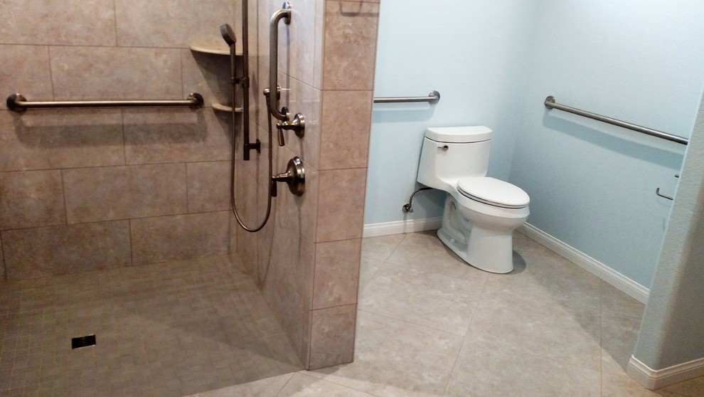 Wheelchair Accessible Bathroom Remodel Bathroom San Diego by
