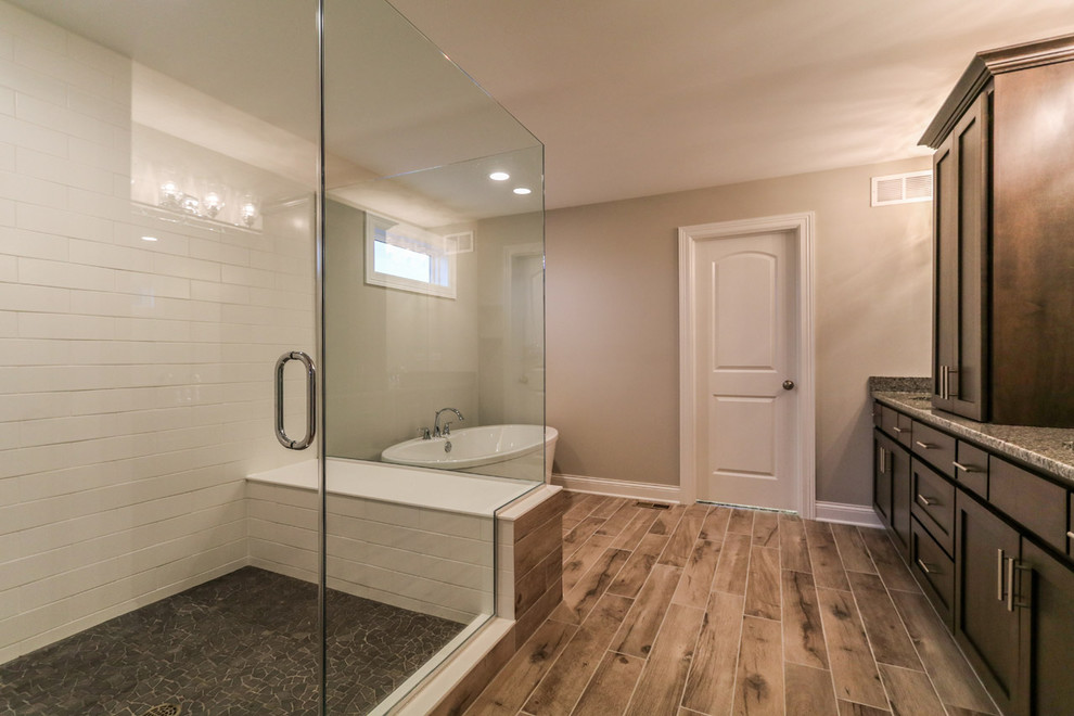 White Ash Farm remodel Plainfield, IL Contemporary Bathroom